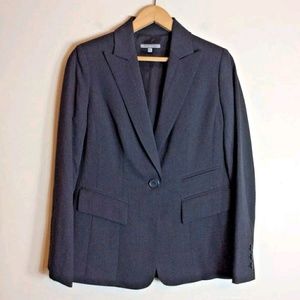 New ANNE KLEIN Size 4 Heathered Gray Blazer $395
